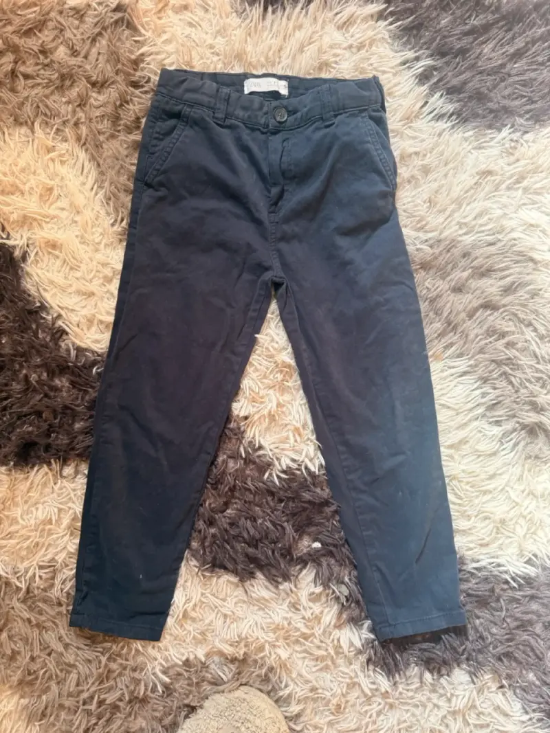 Pantalones azul marino niño Zara - 3