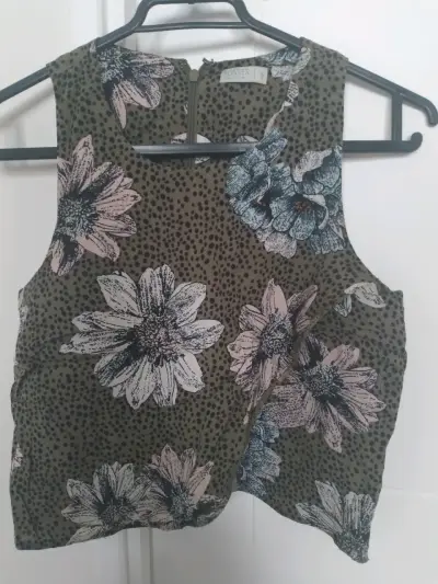 Blusa floral Foster verde - miniatura 1