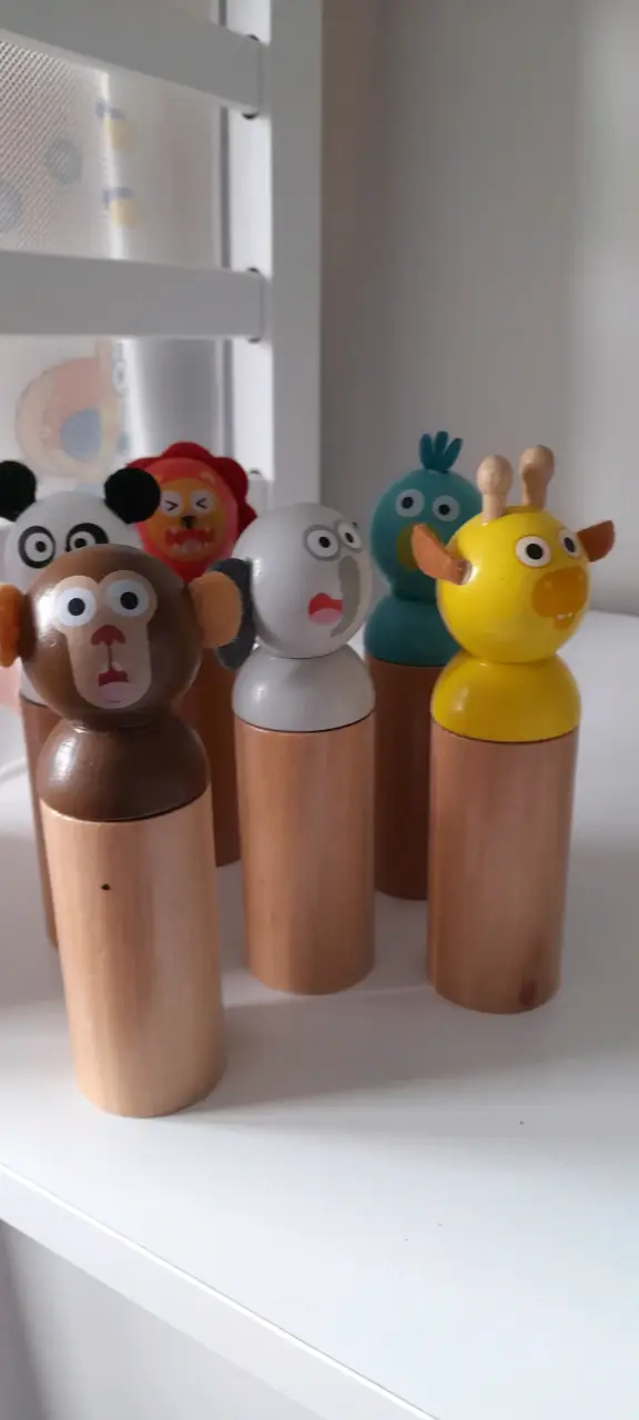 Figuras de madera para niños