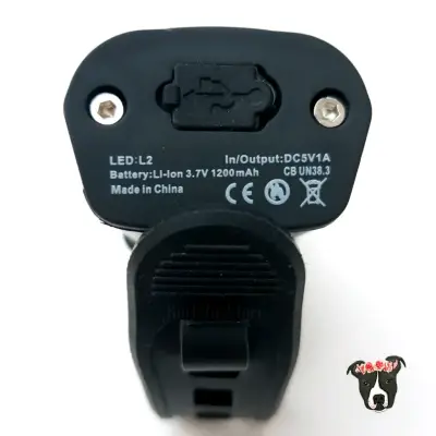 Luz frontal para bicicleta USB - miniatura 2