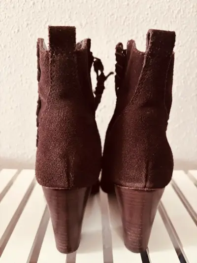 Botines marrones de gamuza - miniatura 2
