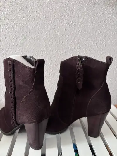 Botines marrones de gamuza - miniatura 3