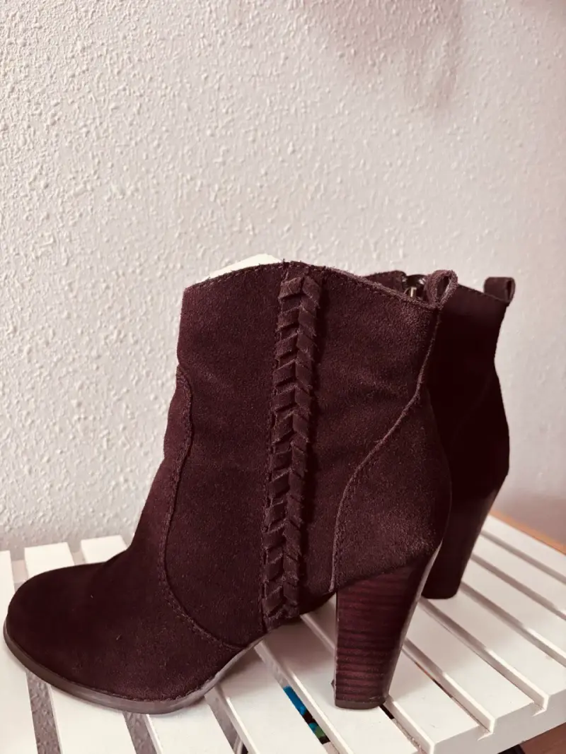 Botines marrones de gamuza - 4