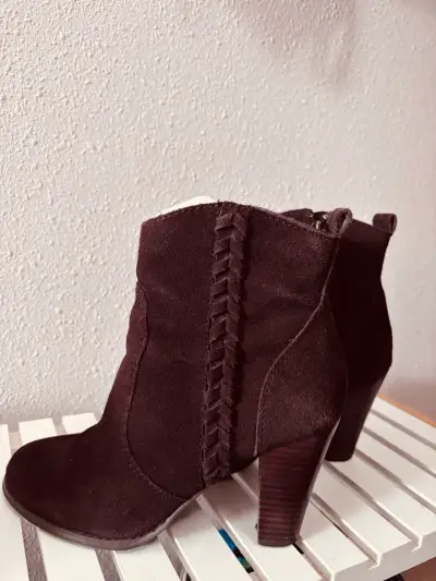 Botines marrones de gamuza - miniatura 4