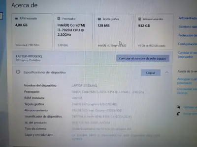 Laptop HP con cargador 15" - miniatura 4