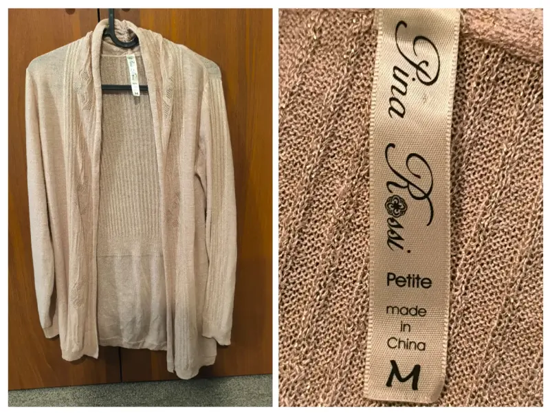 Cardigan rosa palido Pina Rossi