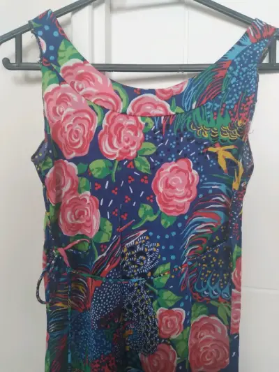 Vestido estampado colorido - miniatura 3
