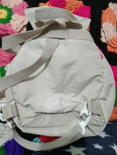 Mochila beige Adidas Originals - miniatura 4