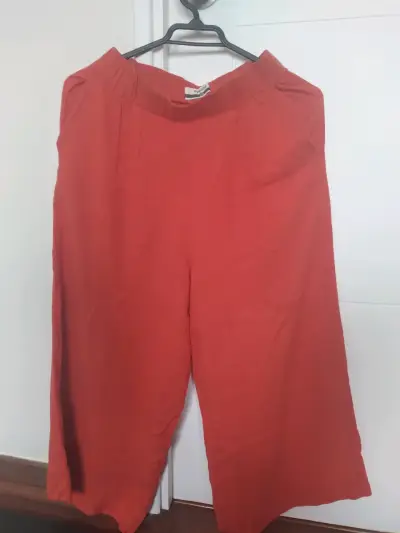 Pantalones anchos naranjos - miniatura 1