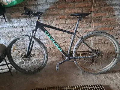 Bicicleta montaña Oxford negra - miniatura 1