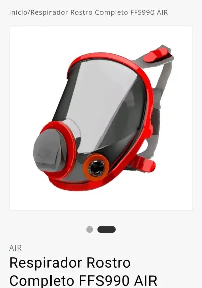 Respirador rostro completo FFS990 - miniatura 1
