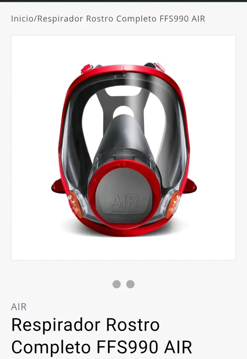 Respirador rostro completo FFS990 - 2