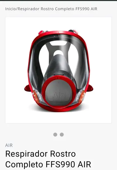 Respirador rostro completo FFS990 - miniatura 2