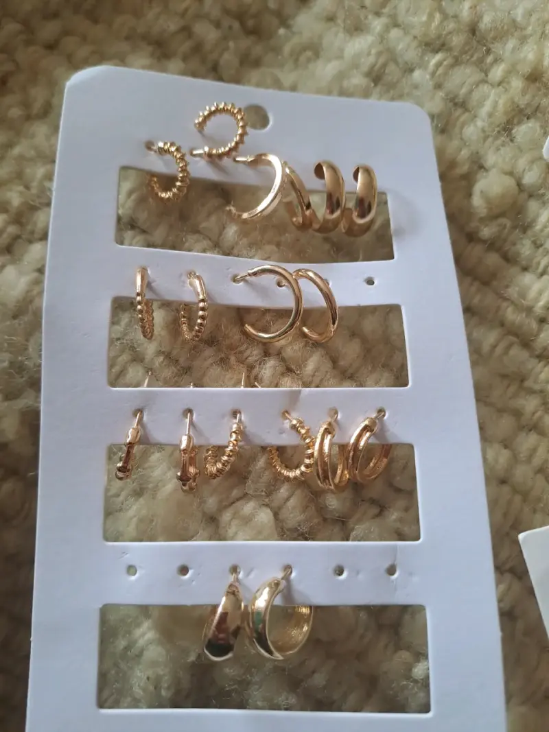 Set de aros dorados - 1