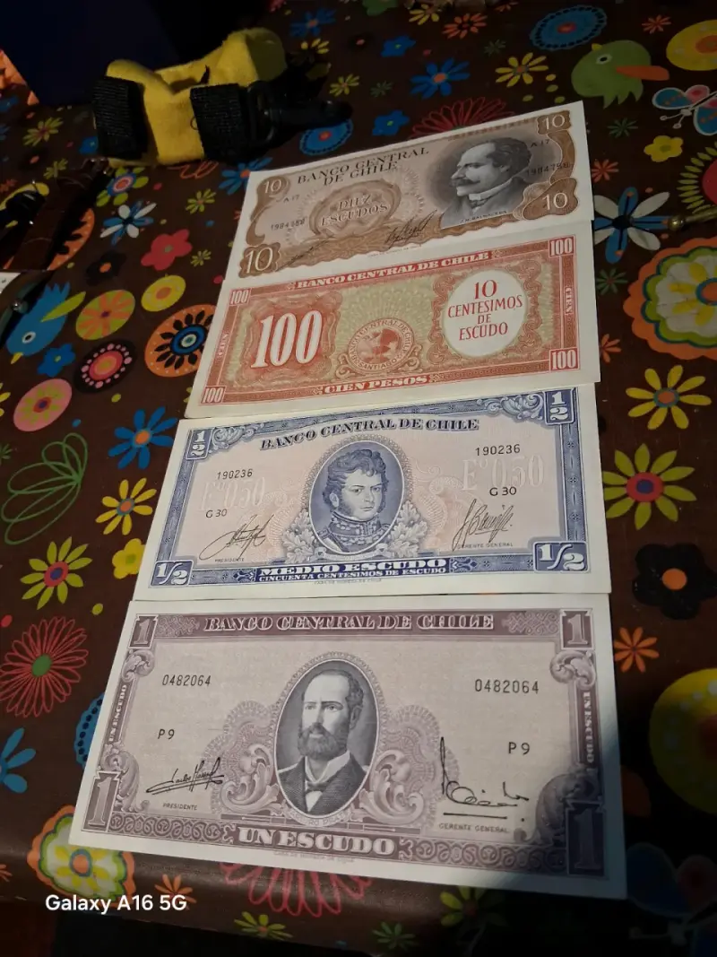 Billetes antiguos de Chile