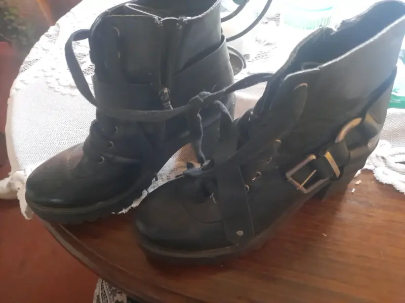 Zapatos negros de cuero - 4