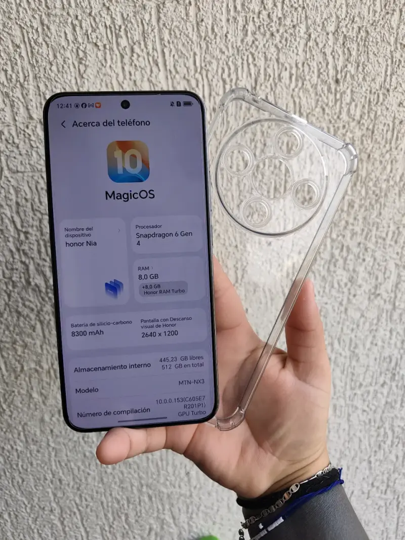 Teléfono Honor Magic 8 Lite de 512 GB - 1
