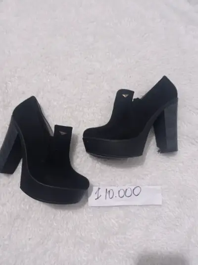 Botines negros con plataforma - miniatura 2