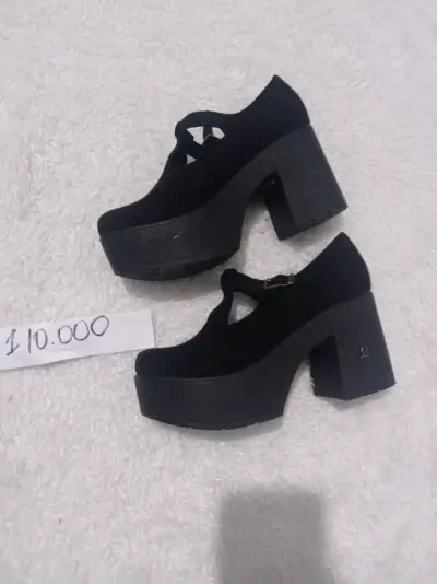 Botines negros con plataforma - miniatura 4