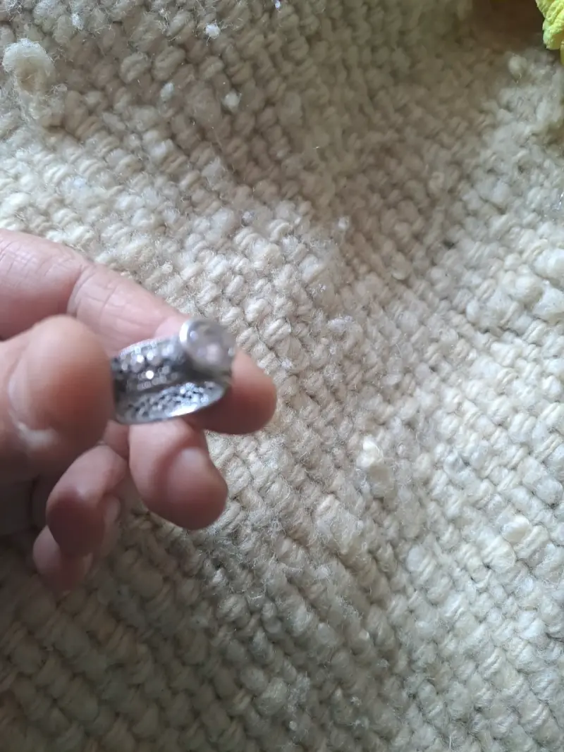 Anillo de plata con piedra - 1
