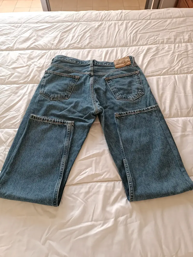 Jeans de mezclilla azul clasico - 6