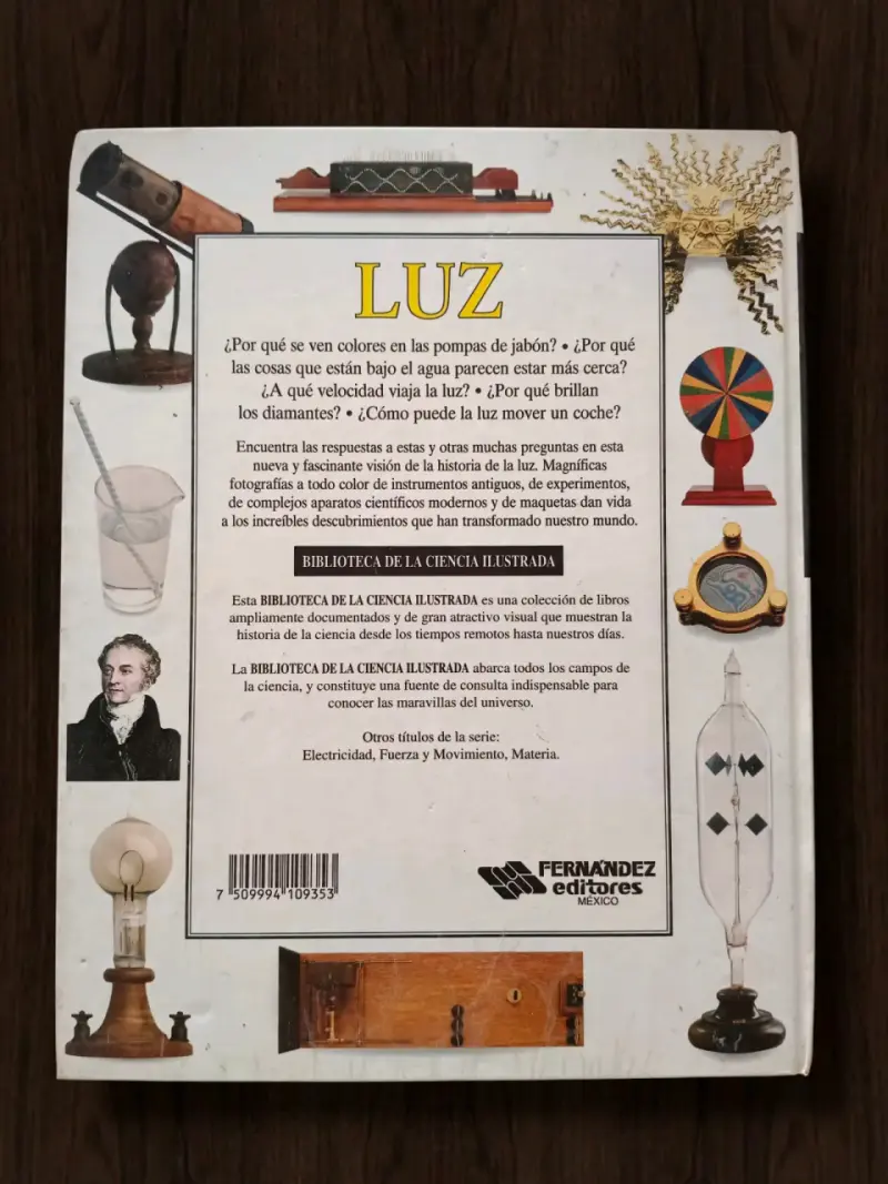 Libro 'Luz' ciencia ilustrada - 2