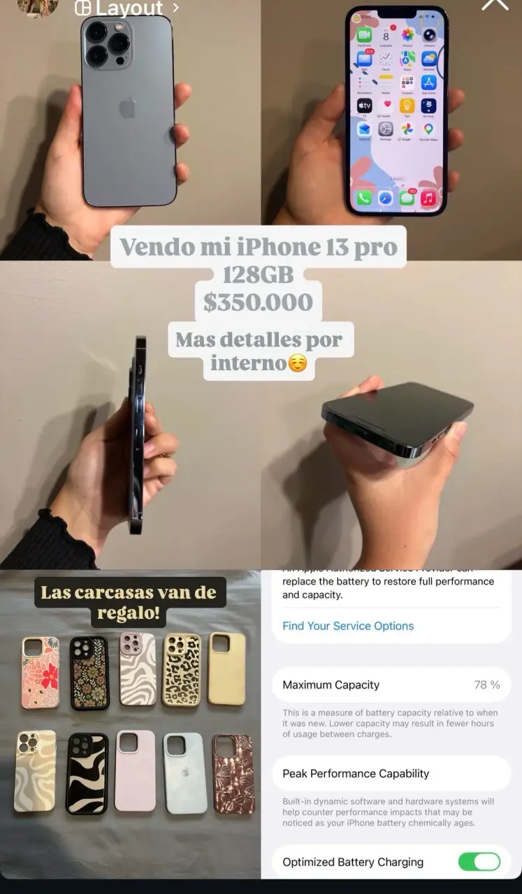 iPhone 13 Pro 128GB gris