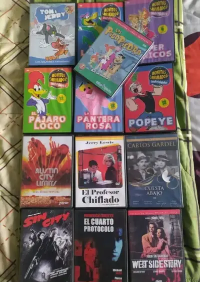 Colección de DVDs clásicos y animados, cinéfilos - miniatura 1