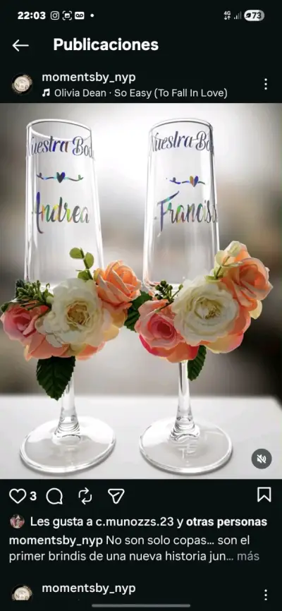Copas personalizadas de boda - miniatura 1