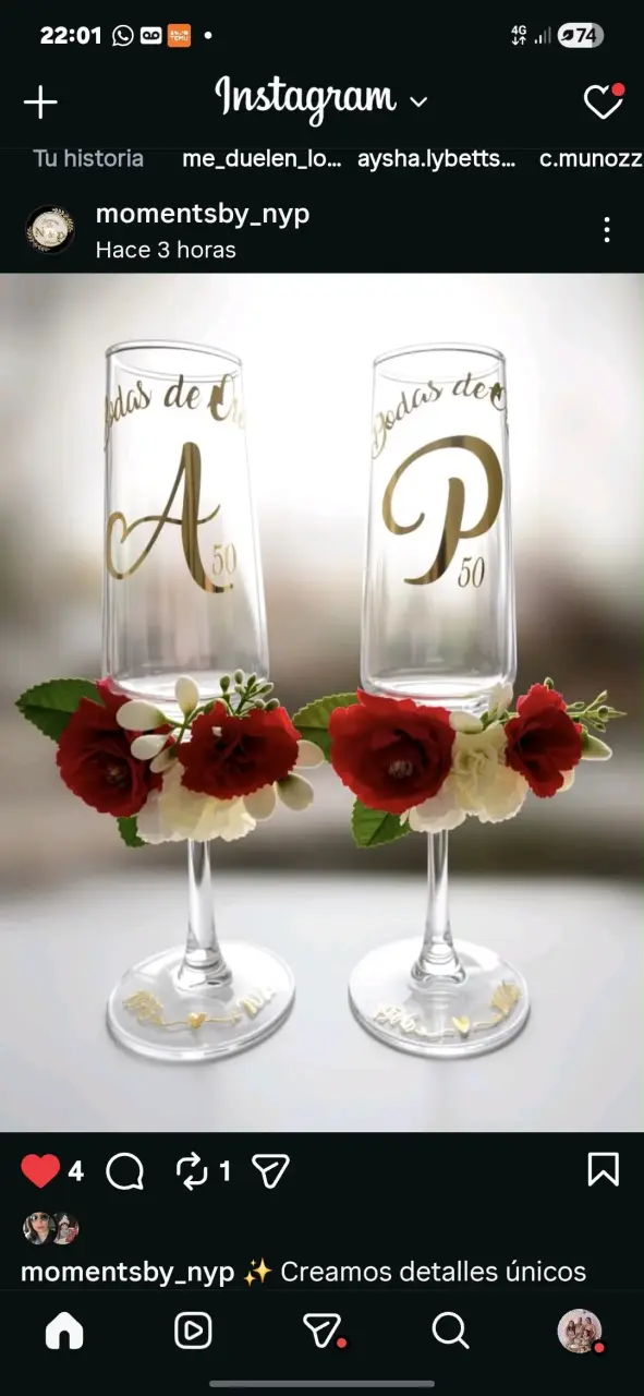 Copas personalizadas de boda - 2