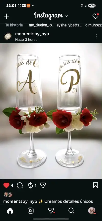 Copas personalizadas de boda - miniatura 2