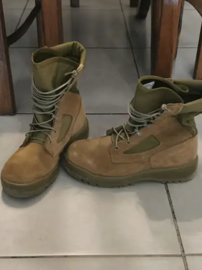 Botas militares color café - miniatura 2