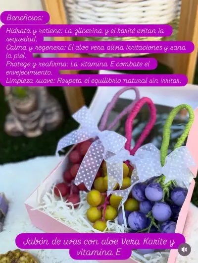 Jabones racimo de uvas - miniatura 2