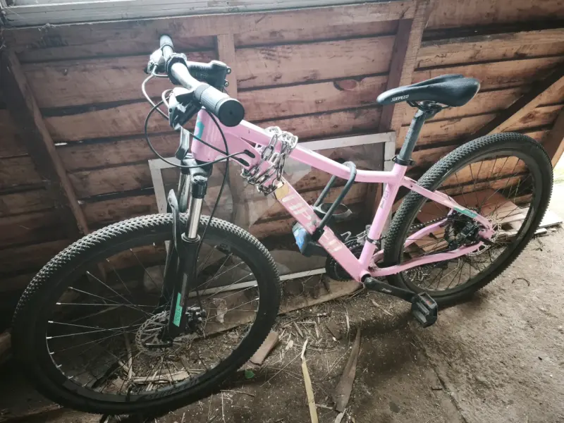 Bicicleta montaña rosa - 5