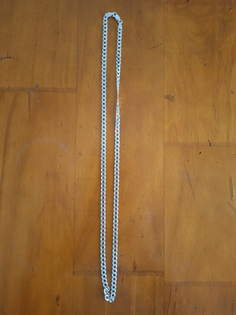 Cadena Grumet Plata 925 60 cm 4 mm