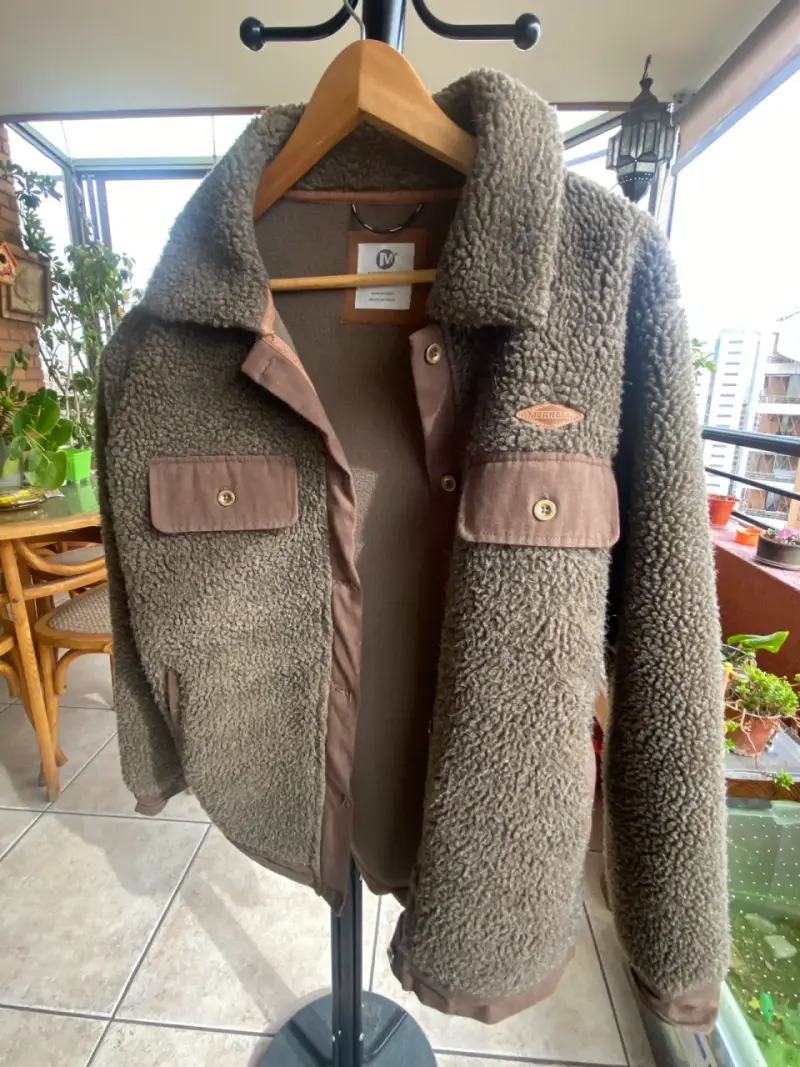 Chaqueta borrego marrón - 1