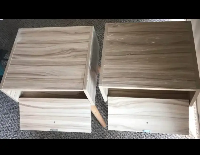Veladores de madera clara - 4