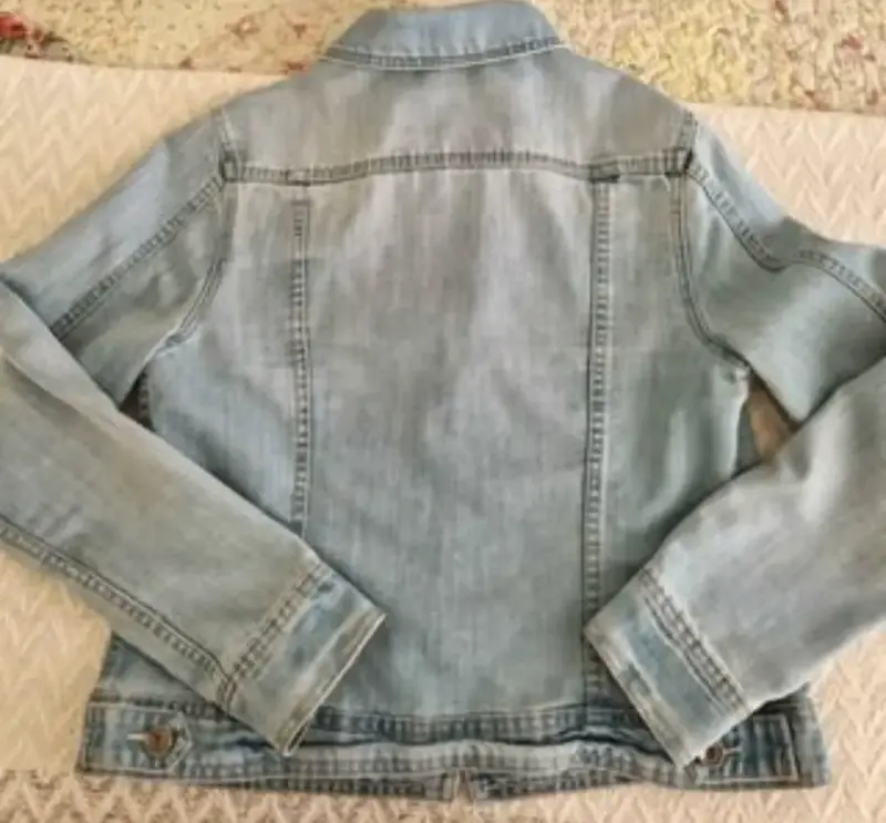Chaqueta mezclilla mujer azul claro WADOS - 2