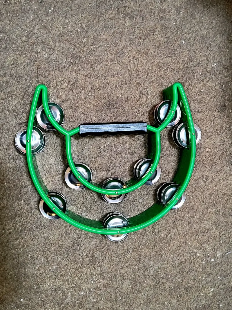 Pandero verde doble - 1