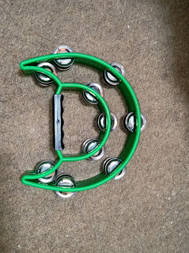 Pandero verde doble - 2