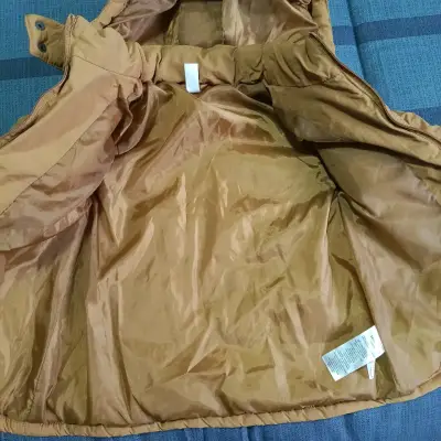 Chaqueta acolchada marrón infantil - miniatura 4