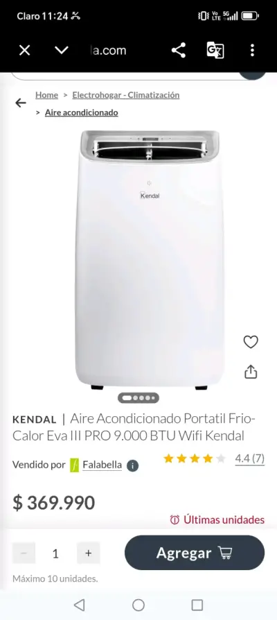 Aire acondicionado portátil Kendal - miniatura 3