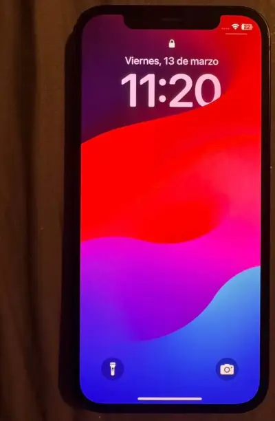 iPhone 12 negro en buen estado - miniatura 2