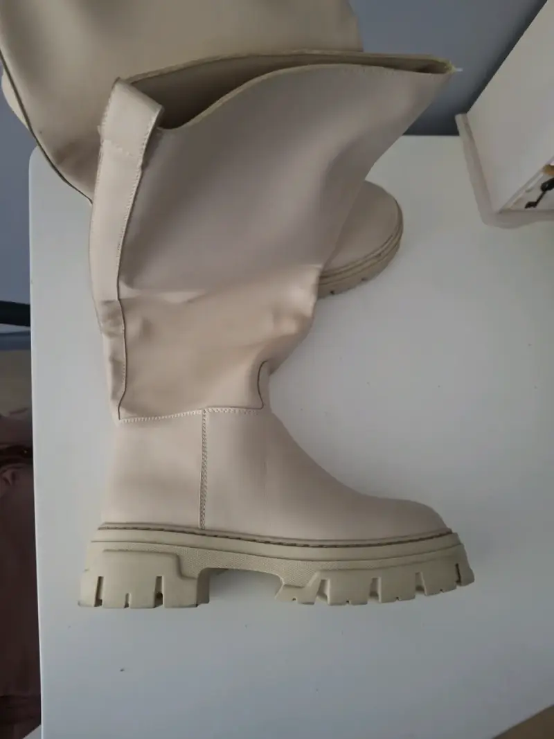Botas altas beige - 2