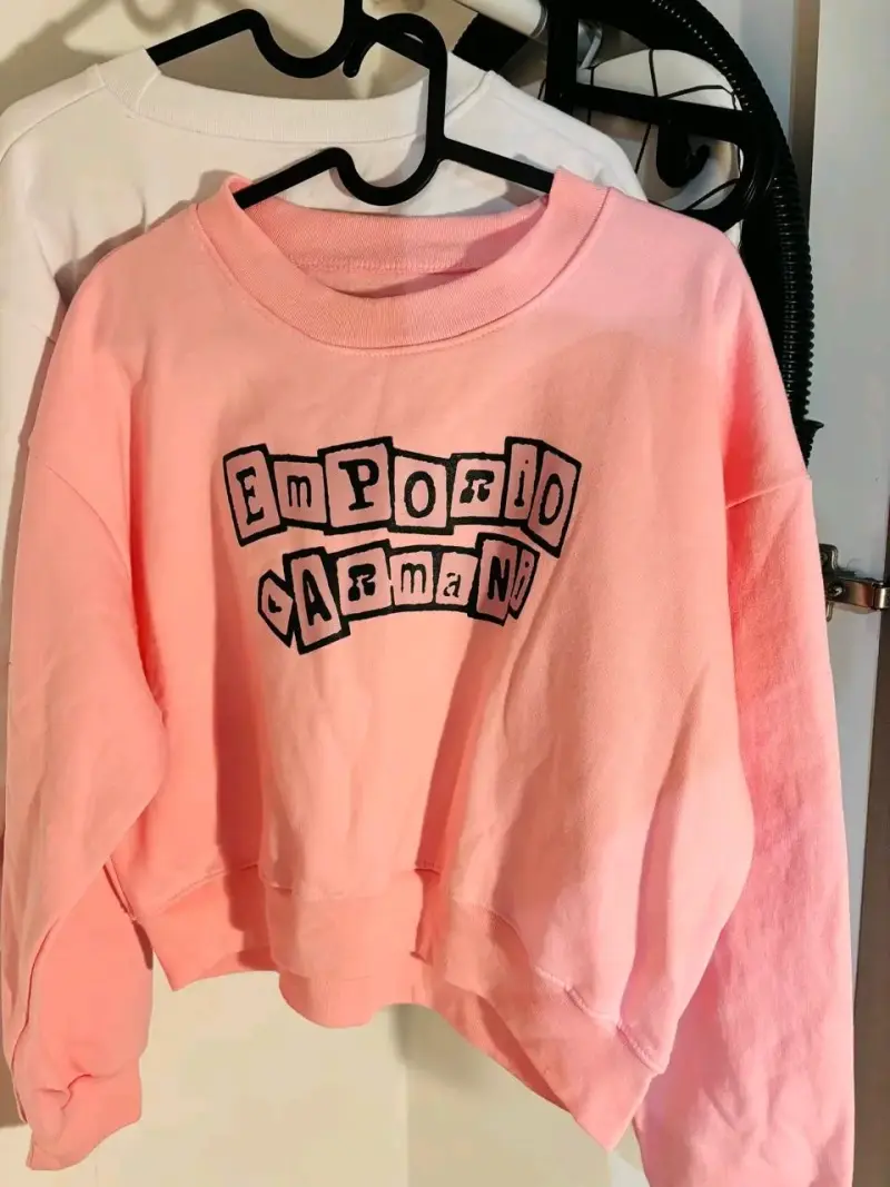 Poleron top moschino y armani - 2