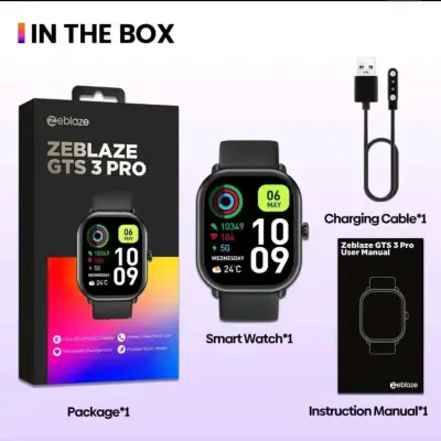 Smartwatch ZEBLAZE  GTS 3 PRO ROSA pantalla Amoled - miniatura 3