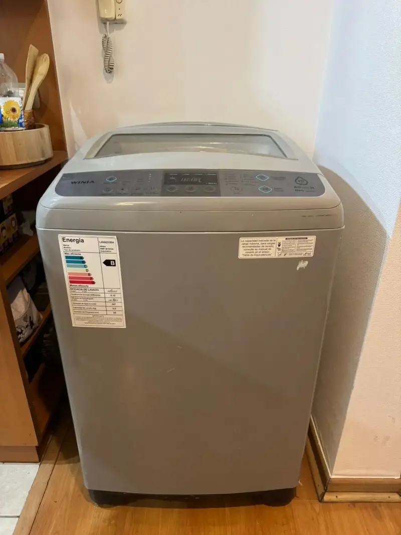 Lavadora automática Winia gris - 1