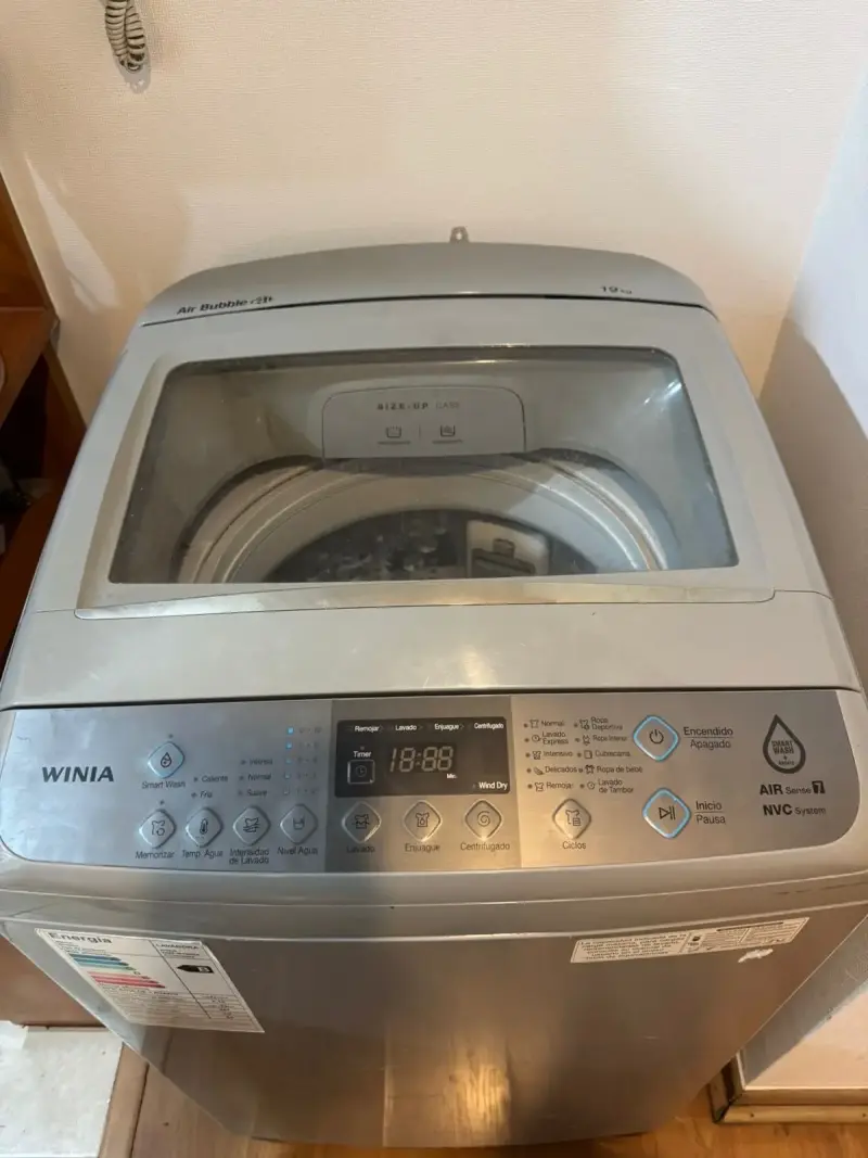 Lavadora automática Winia gris - 2