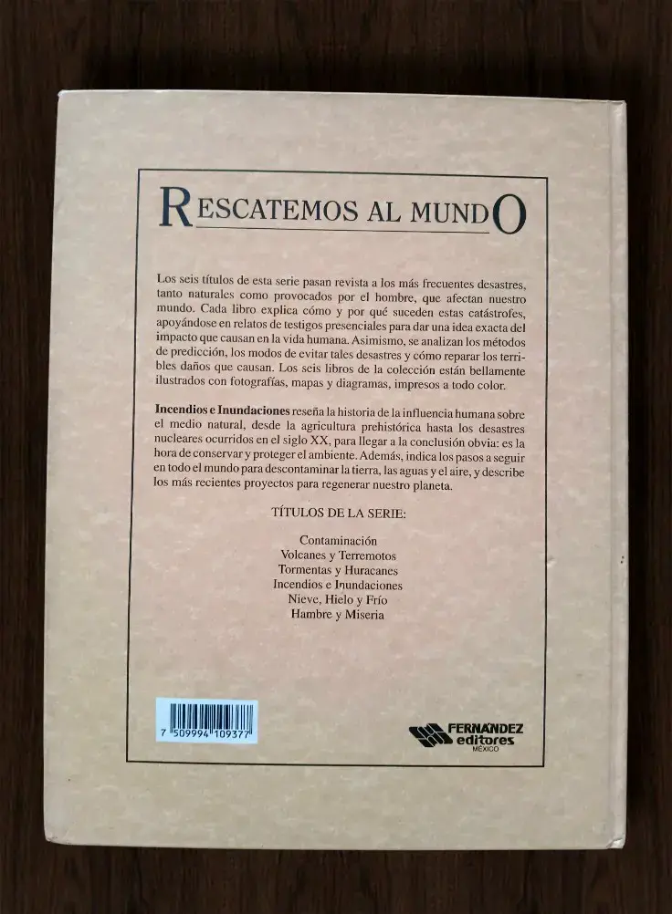 Libro Incendios e Inundaciones - 2