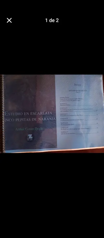 Libro 'Estudio en Escarlata' - miniatura 1
